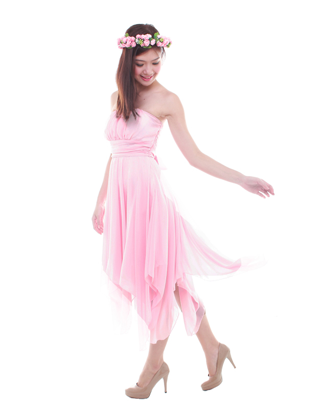 Pixie Dress in Soft Pink